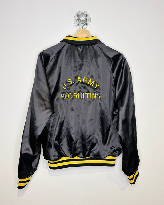 Vintage 90s Birgade Commanders Leadership Team Satin Jacket