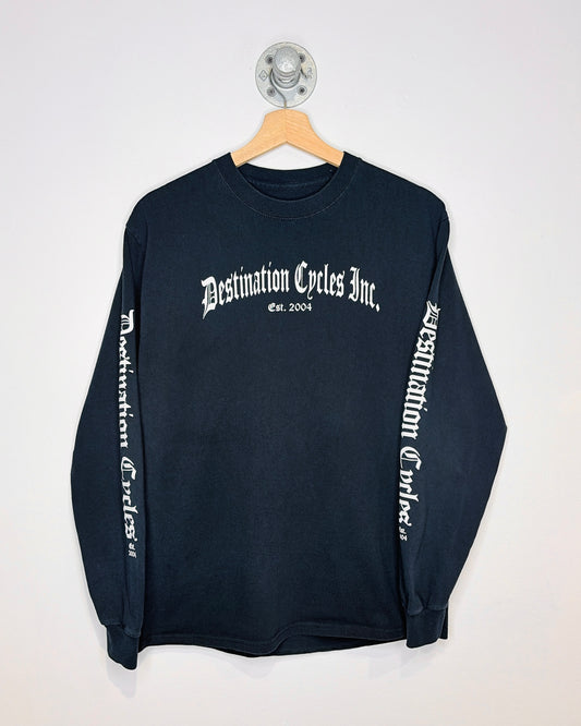 2000s Destination Cycles Airdrie Black Longsleeve Shirt