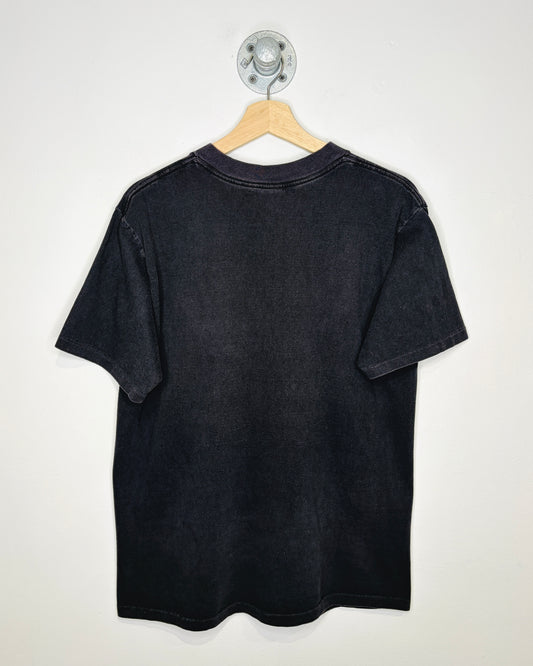 Vintage 1991 Portland Rose Festival Faded Black Tee Shirt