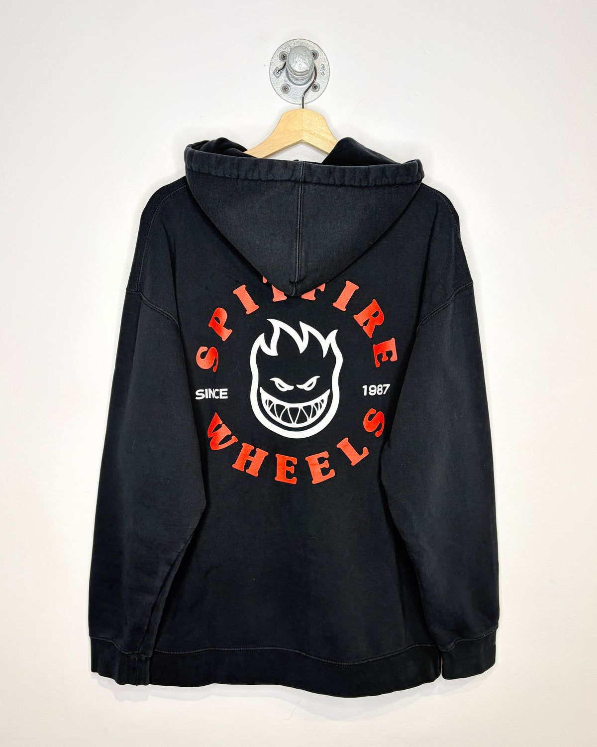 2000s Spitfire Wheels Black Zip Up Skate Hoodie