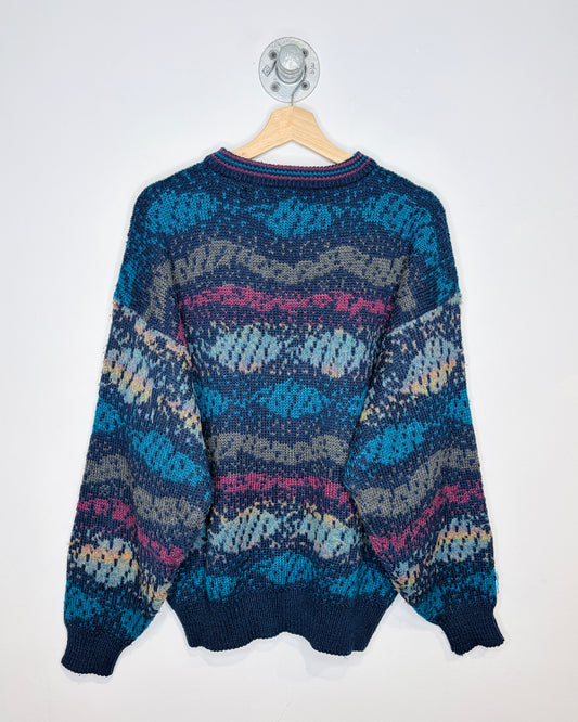 Vintage 90s Expressions International Multicolored Sweater