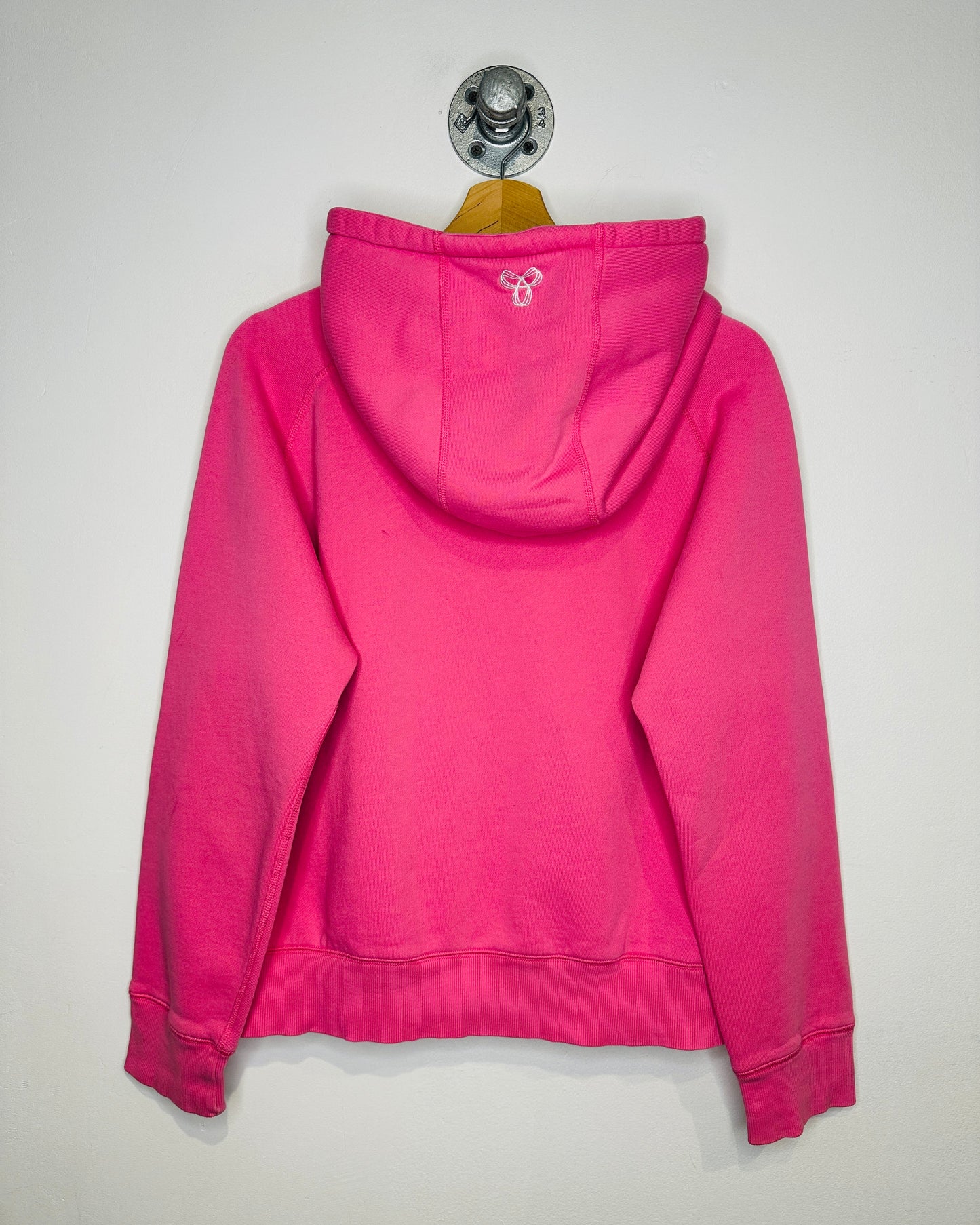 2000s TNA Felt Spellout Pink Hoodie