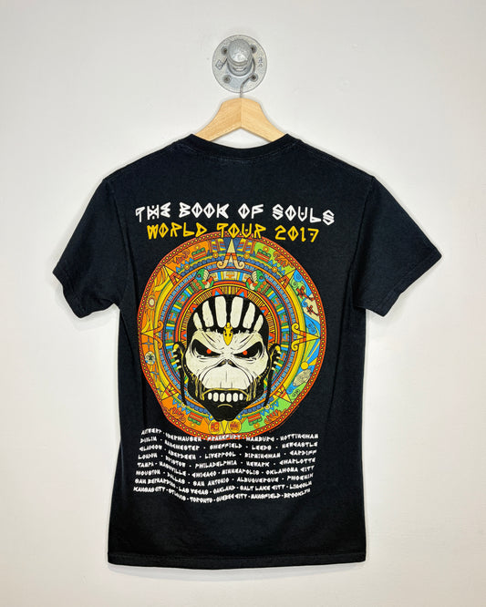 Iron Maiden Book Of Souls Tour Black Tee Shirt