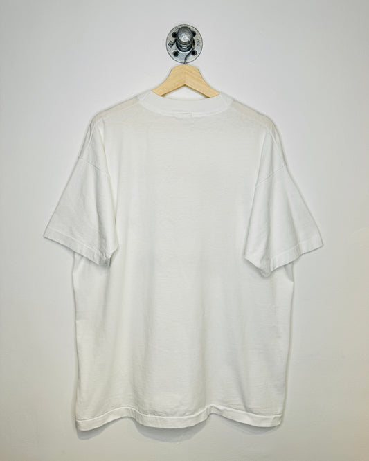 Vintage 1997 Marquette State Basketball White Tee Shirt