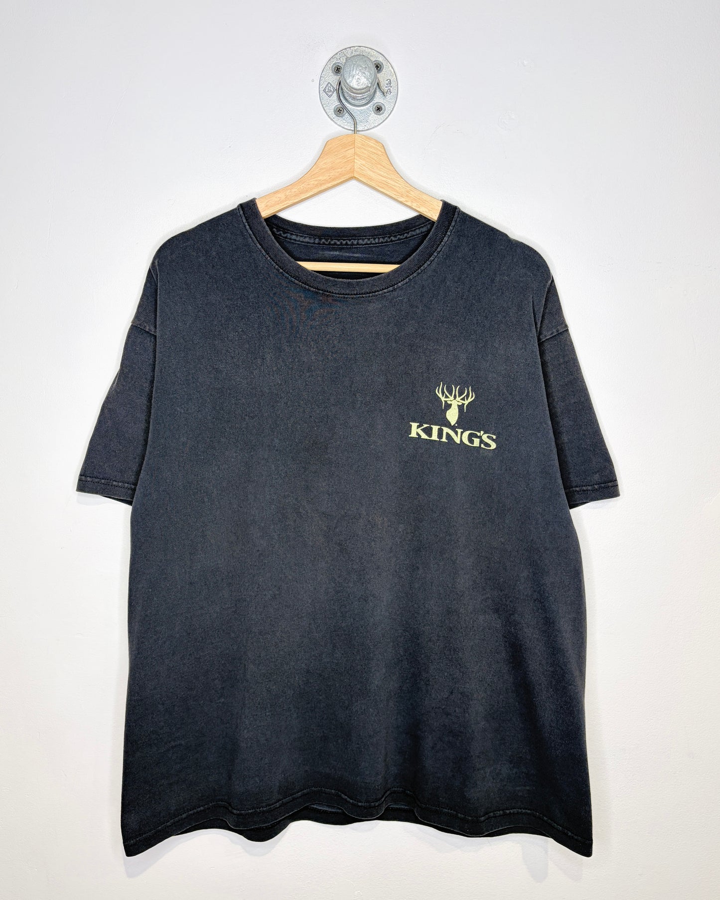Vintage 2000s Kings “It’s Good To Be King” Faded Black Tee Shirt