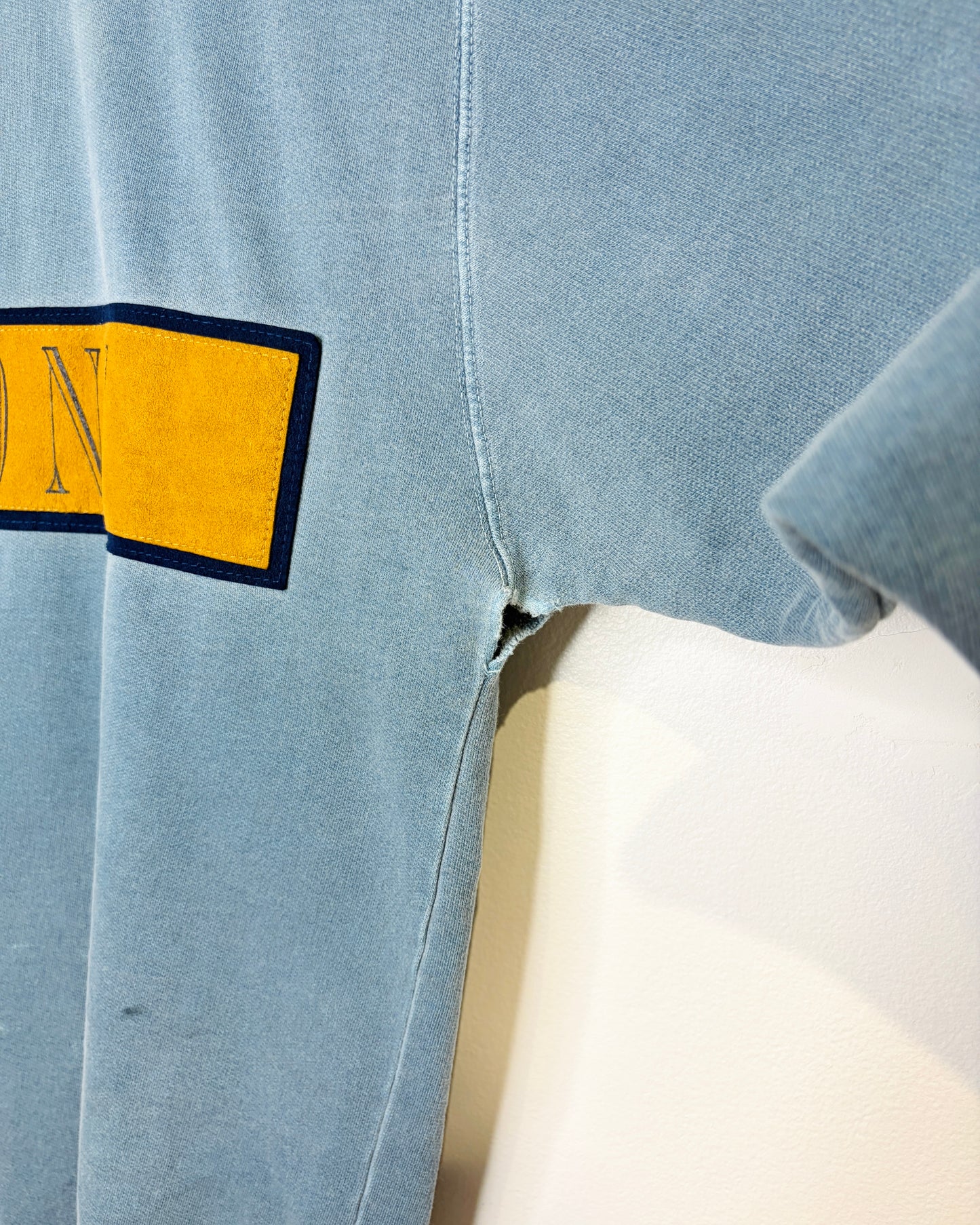 Vintage 90s Champions Faded Slate Blue Crewneck Sweatshirt