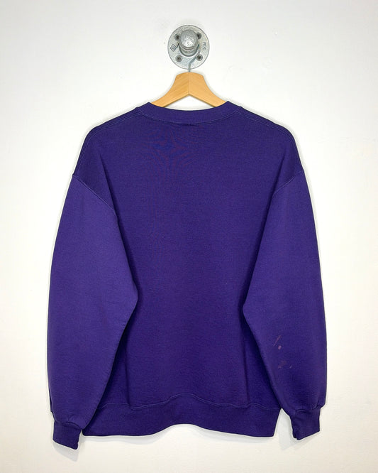 Vintage 1990s UW Huskies Purple Crewneck Sweatshirt