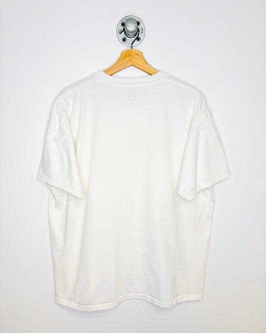 Vintage 90s Sauga Duck Festival White Tee Shirt