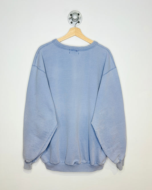 Vintage 90s Pavarotti Edmonton Coliseum Faded Blue Crewneck Sweatshirt