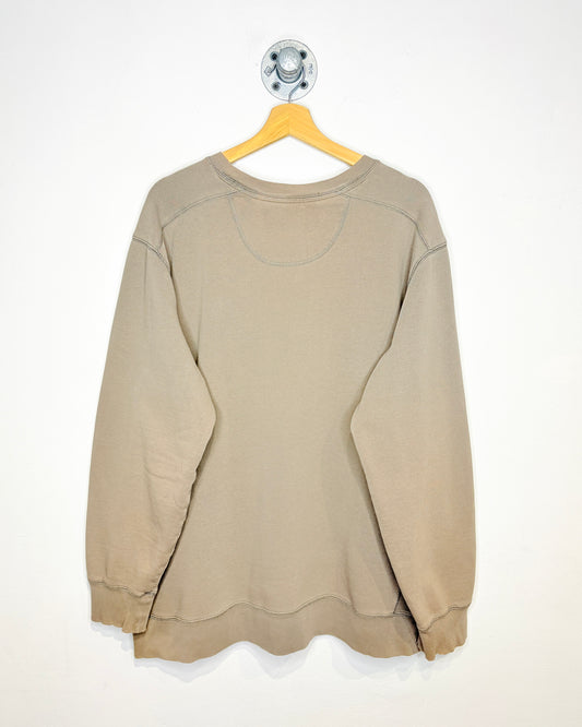 Vintage 2000s Eddie Bauer Beige Sweatshirt