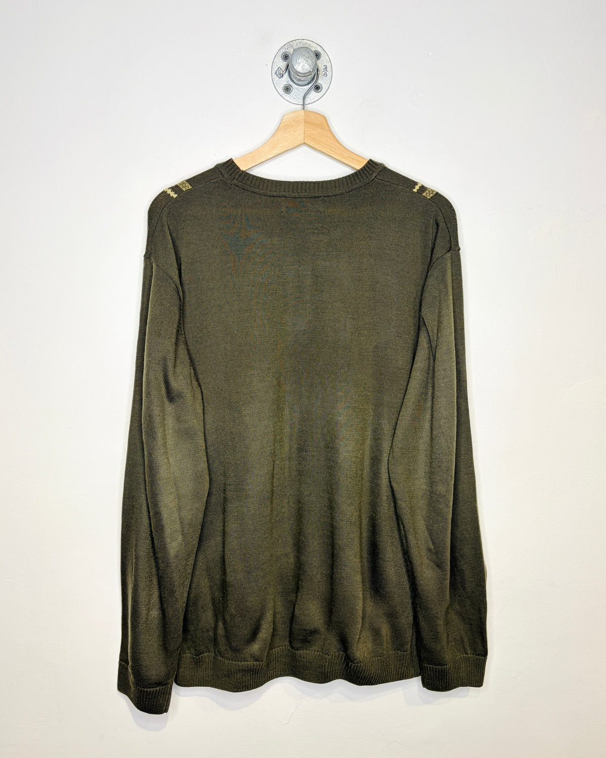 Vintage Arnold Palmer Golf Forest Green Lightweight Sweater