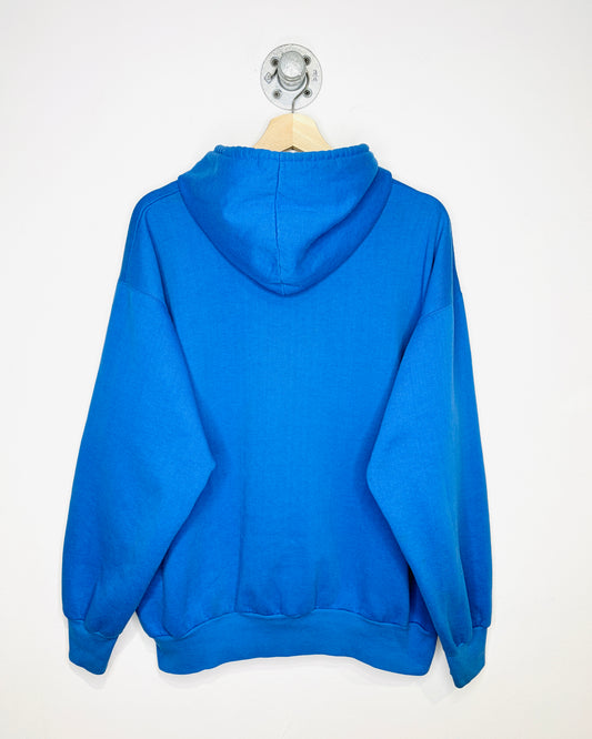 Vintage 1991 Bulletin Edmonton Oilers Royal Blue Hoodie