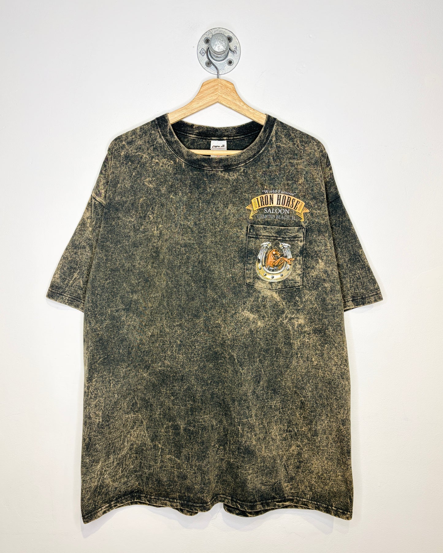 Vintage 2006 Iron Horse Saloon Bike Week Mineral Washed Tee Shirt