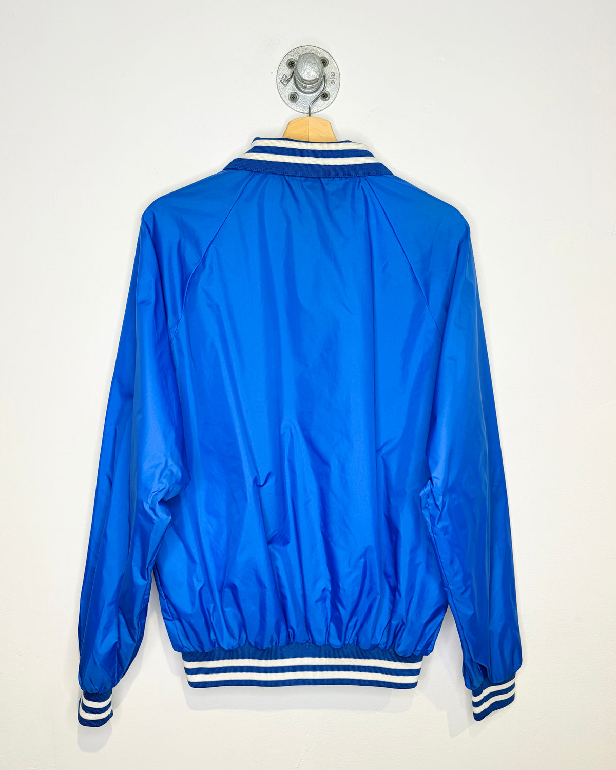 Vintage 70s WWP Crew Productions Blue Varsity Jacket