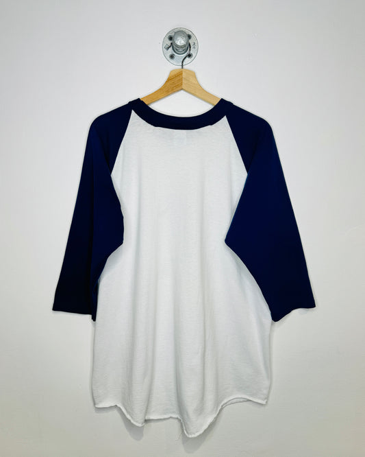 Vintage 90s Toulouse Lautrec White 3/4 Longsleeve Shirt