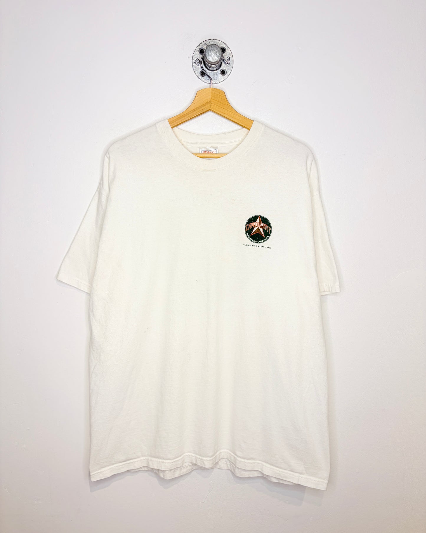 2000s Capital City Brewing Washington White Tee Shirt