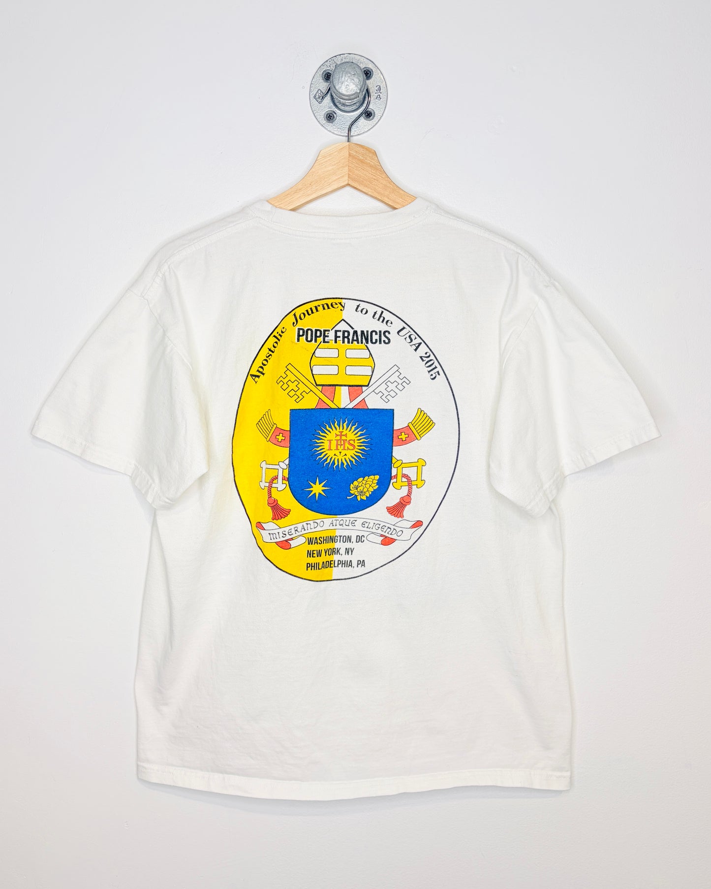 Pope Francis Philadelphia White Tee Shirt