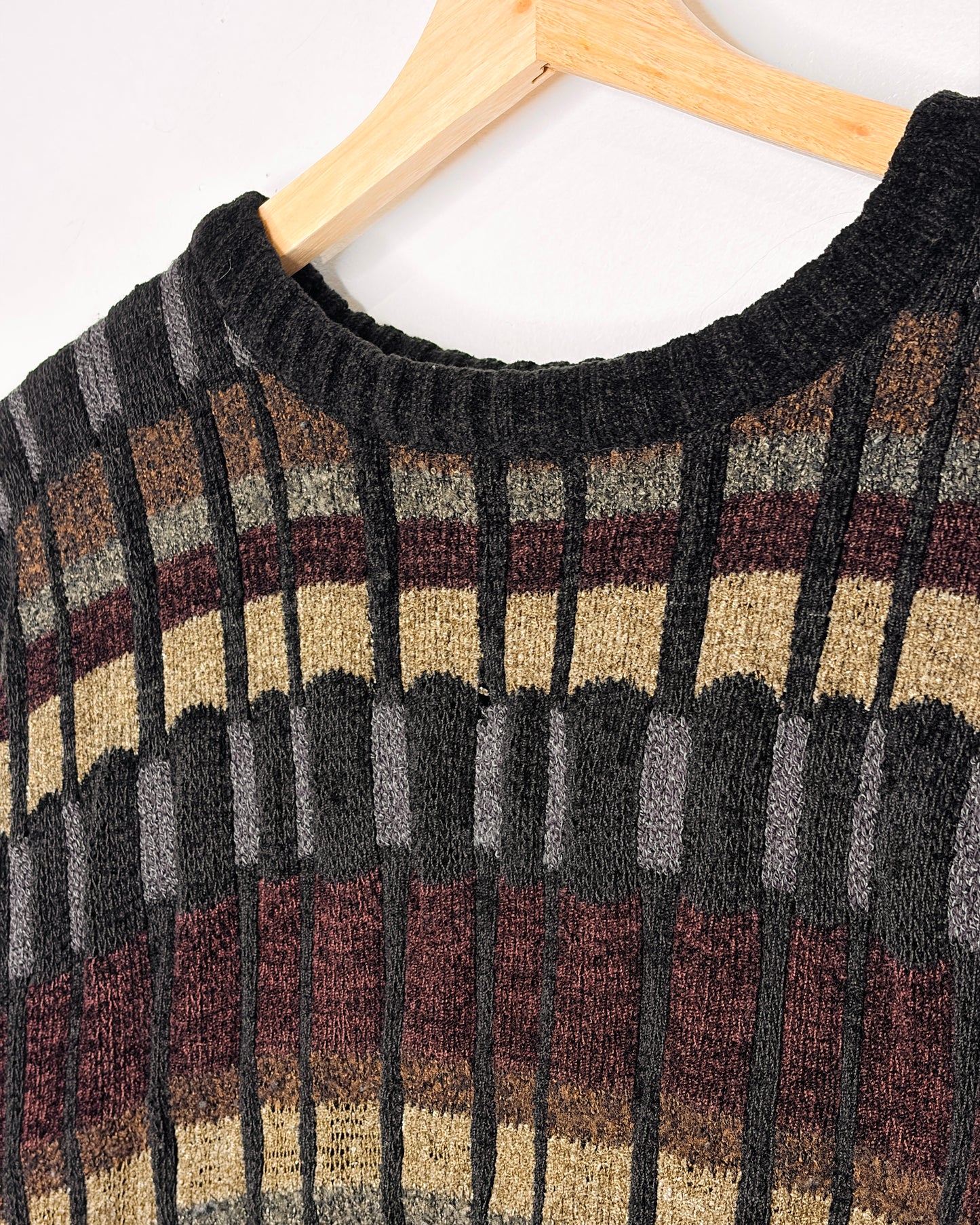 2000s Mercer Street Studio Black & Brown Sweater