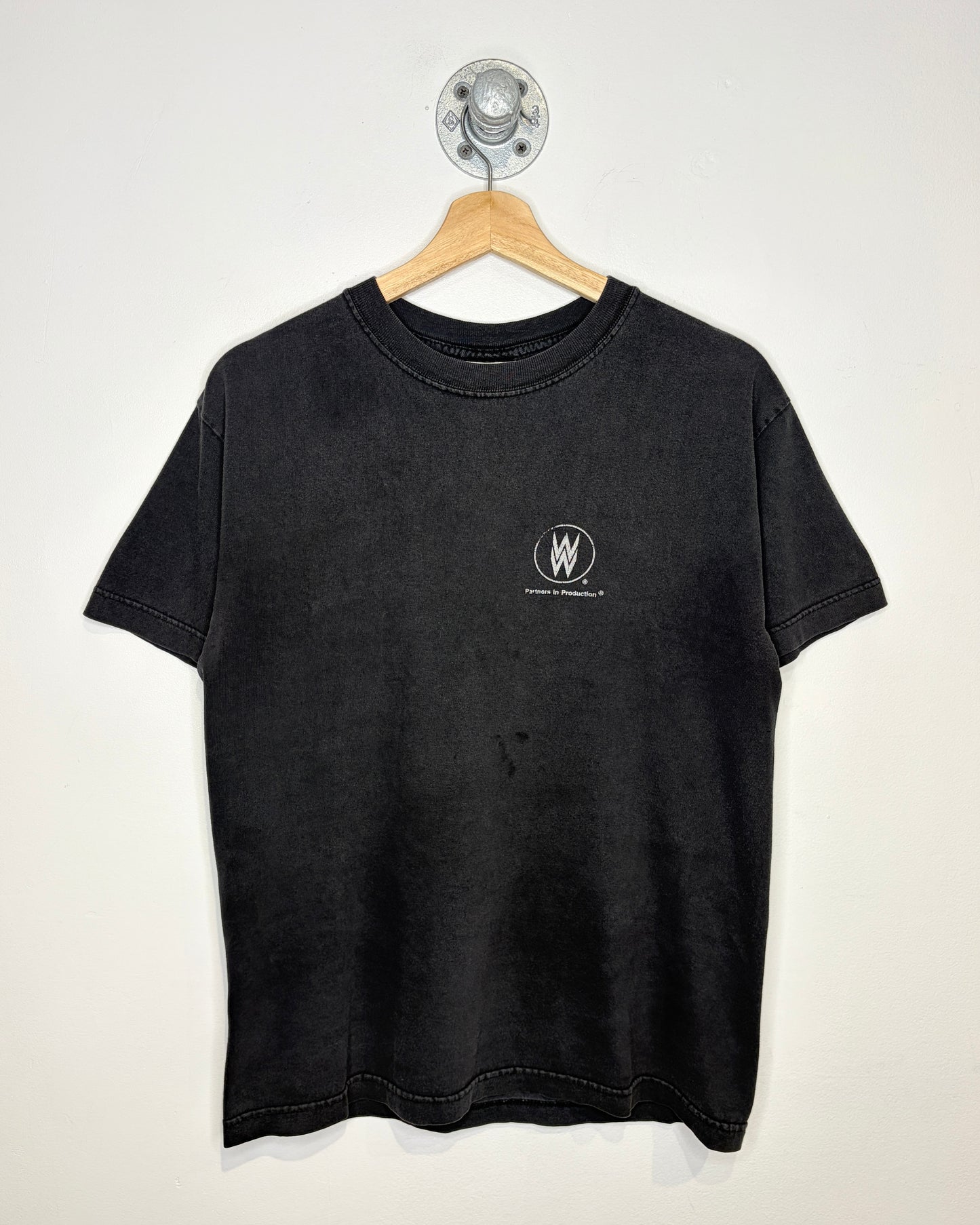 Vintage 2000s William F. White Productions Faded Black Tee Shirt
