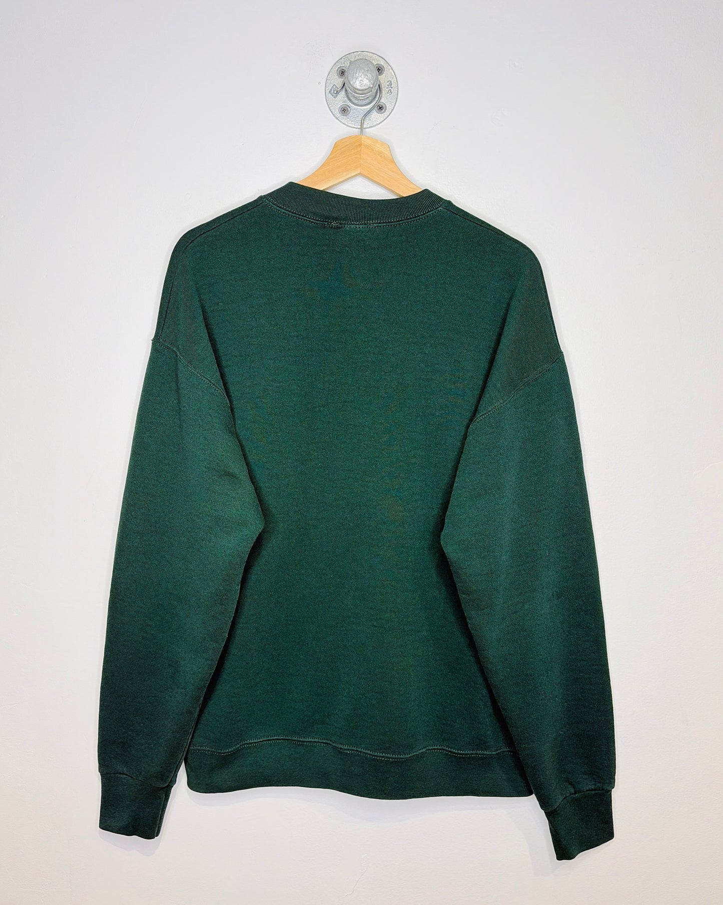 Vintage 90s Bootleg Tommy Hilfiger Script Green Crewneck Sweatshirt