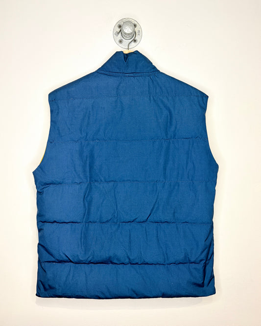 Vintage 80s Eddie Bauer Navy Blue Down Vest
