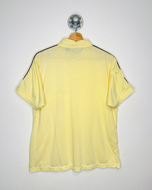 Vintage 70s/80s Capricorn Pale Yellow Polo Shirt
