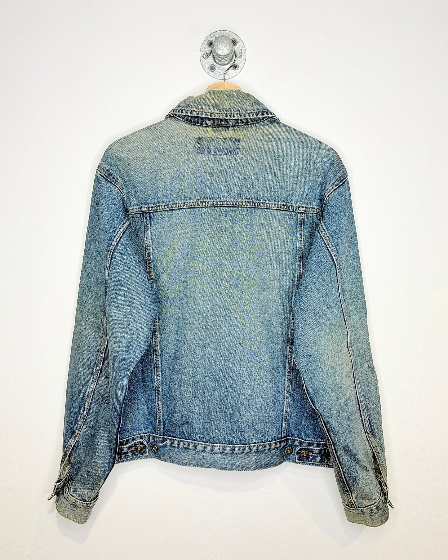 Vintage Wrangler Hero Faded & Distressed Denim Jacket