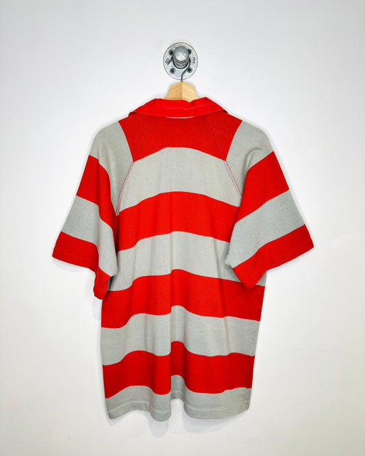 Vintage 1980s Vancouver Rugby Club Red And Grey Shirt