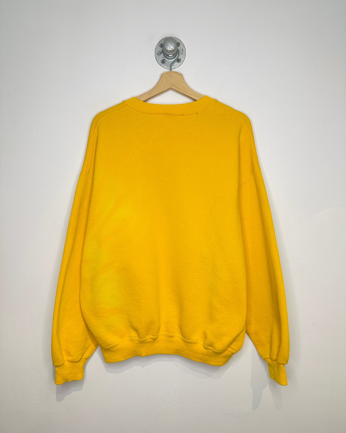 Vintage 2008 West Virginia Mountaineers Tostitos Fiesta Bowl Yellow Crewneck Sweatshirt