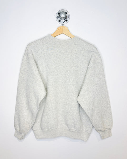 Vintage 90s Ohio Embroidered Grey Crewneck Sweatshirt