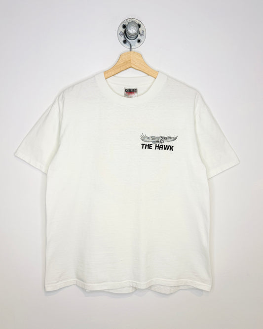 Vintage 90s The Hawk White Tee Shirt