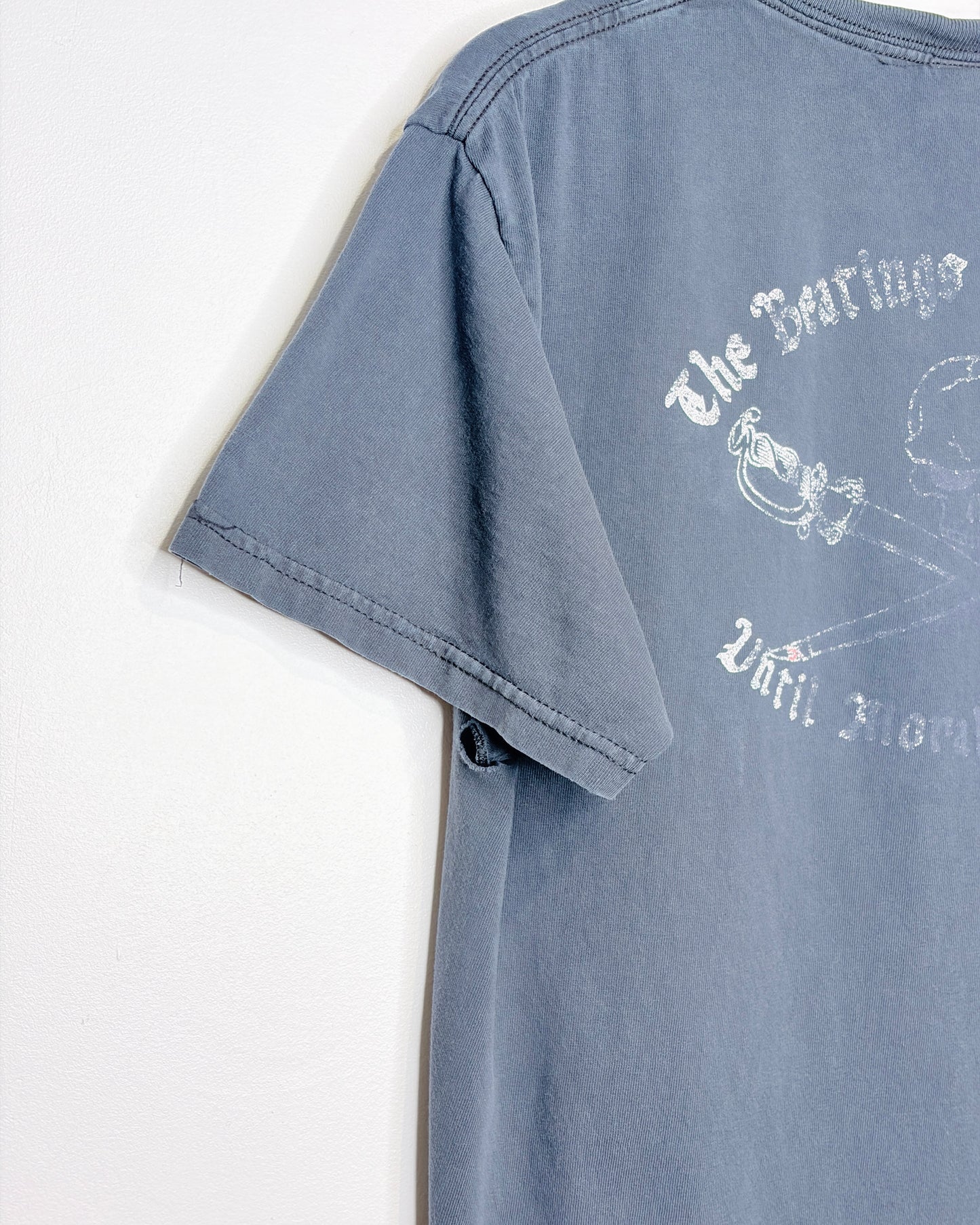 Disneyland Pirates Of The Caribbean Distressed Black Tee Shirt