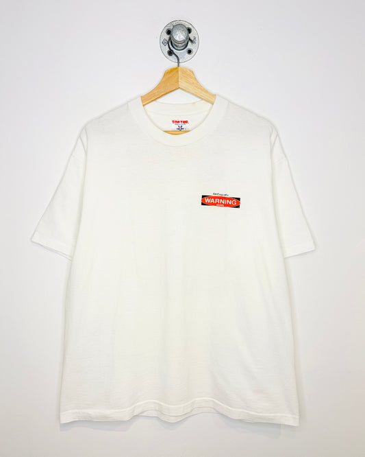 Vintage 1997 Bill Engvall’s Warning Signs White Tee Shirt