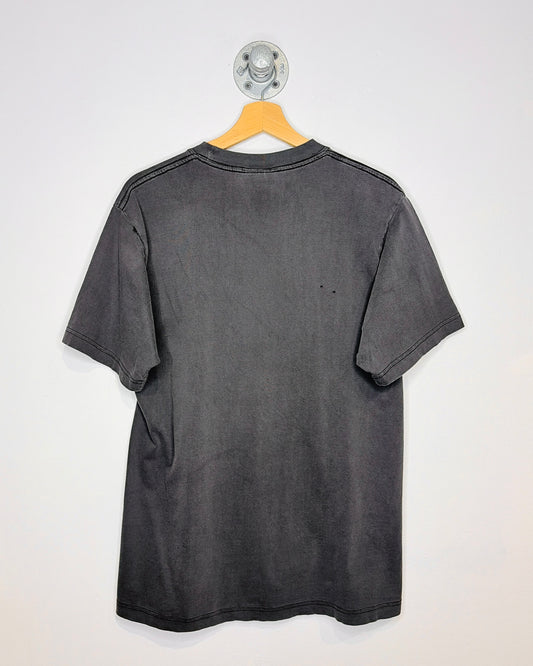 Vintage 90s Star Wars Darth Maul Thrashed & Repaired Black Tee Shirt