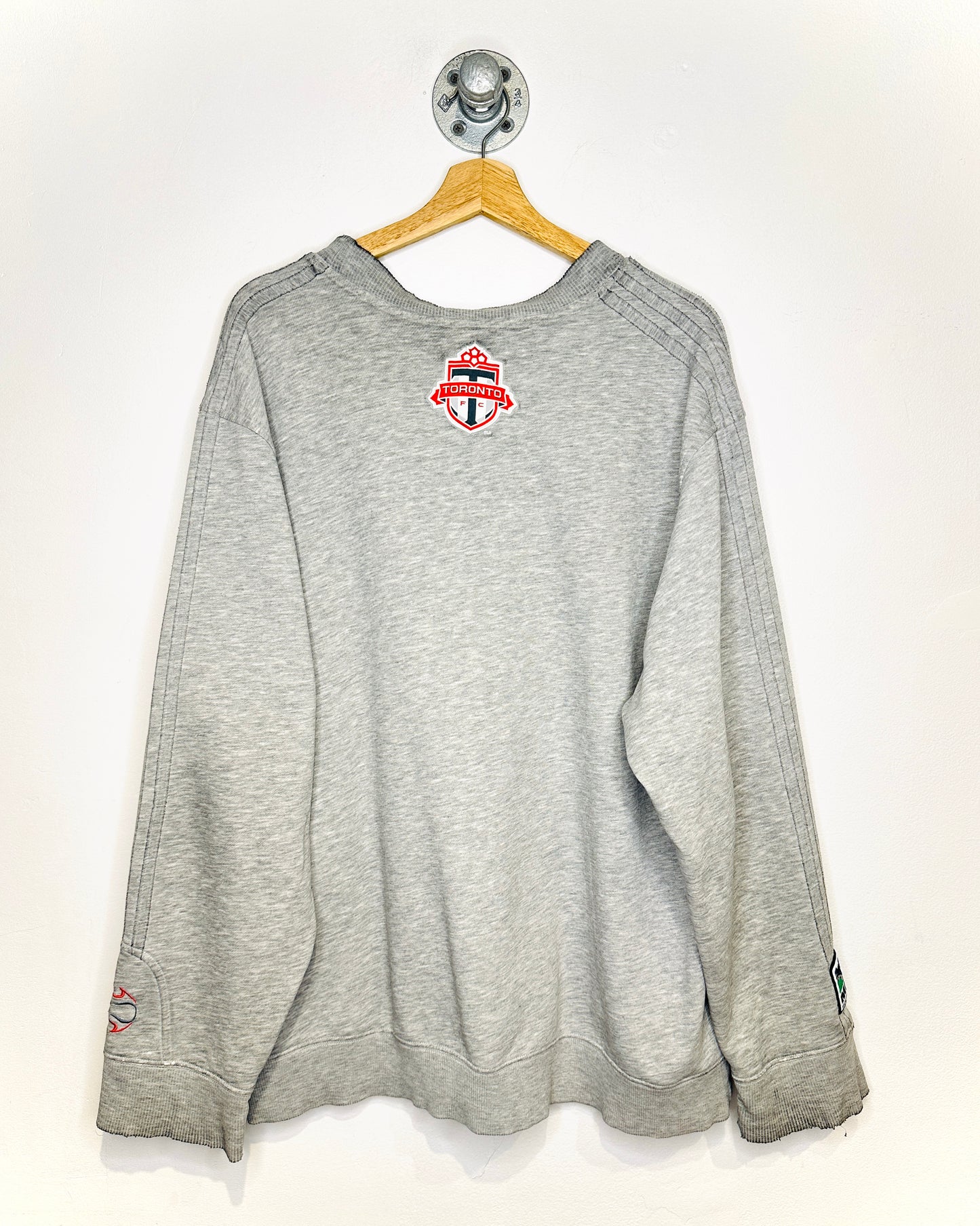 Adidas Toronto MC Major League Soccer Grey Crewneck Sweatshirt