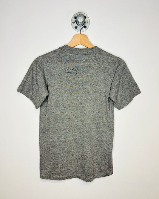 Vintage 90s Rock Mountain Elk Foundation Grey Tee Shirt