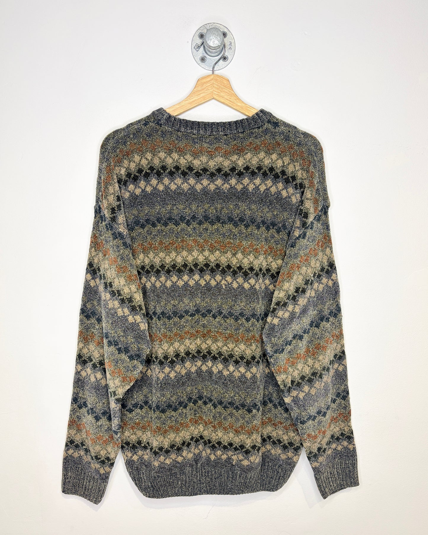 Vintage Dockers Earth Tone Patterned Sweater
