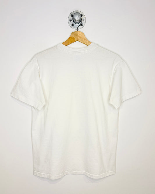 Vintage 1996 Mr. Bean Runner Bean White Promo Tee Shirt