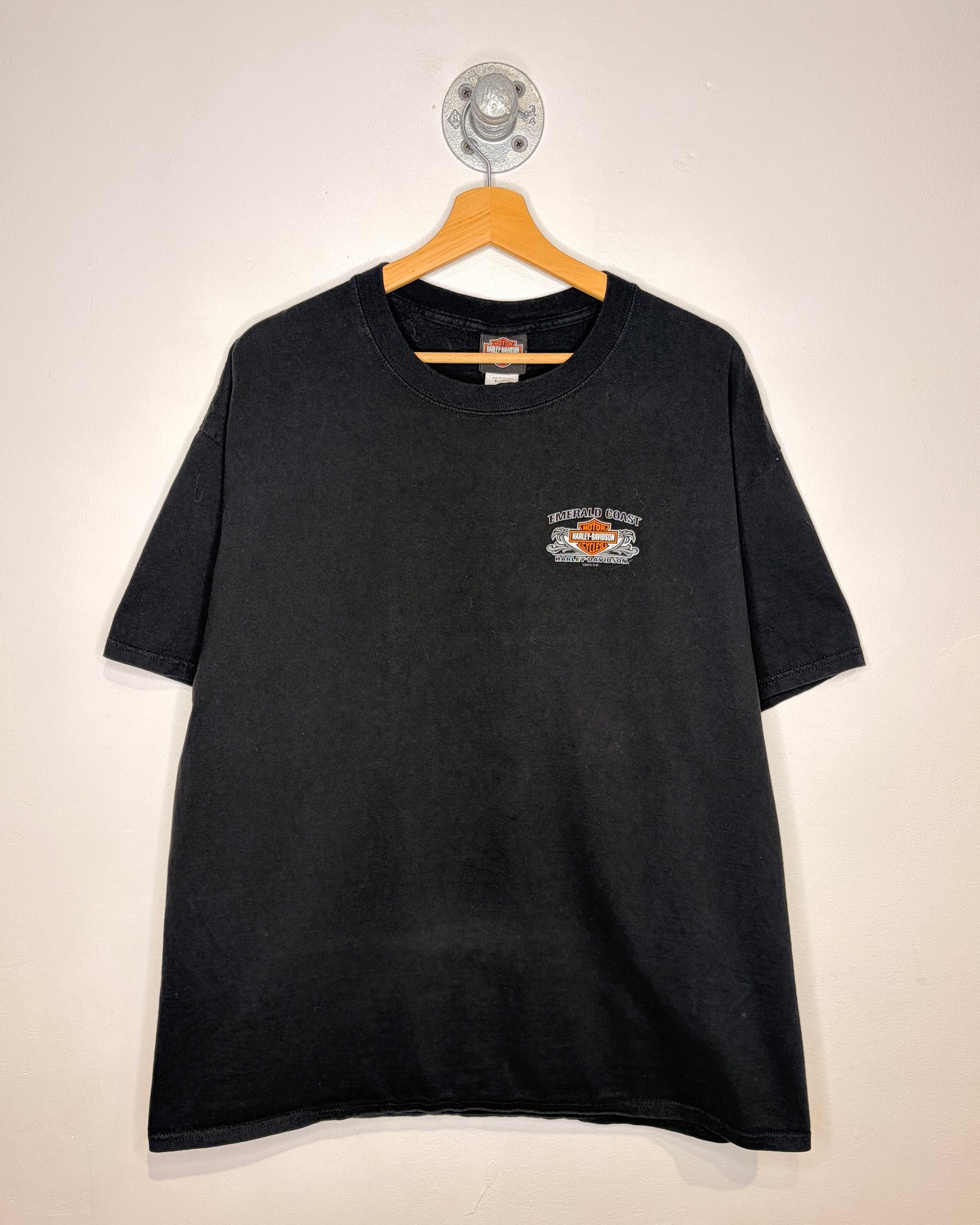 Harley Davidson Emerald Coast Black Tee Shirt