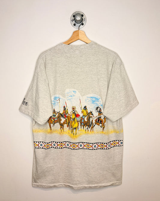 Vintage 1991 Habitat Mesa Verde National Park Grey Tee Shirt