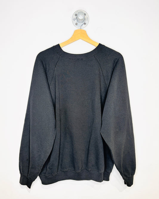 Vintage 1989 Spokane Chiefs Orange And Black Crewneck Sweatshirt