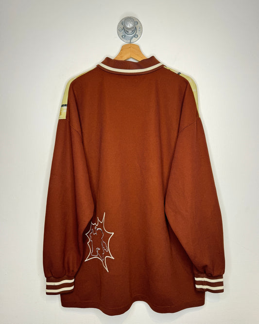 Vintage Y2K Boff TwoTone Baggy Polo Longsleeve Shirt