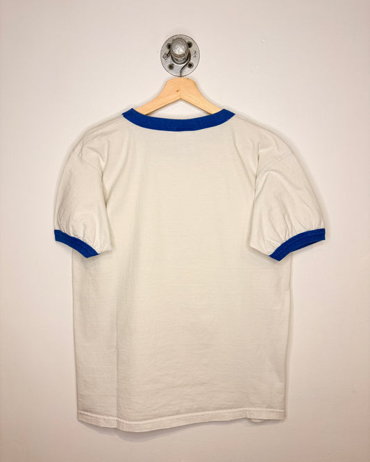 Vintage 2002 Cookie Monster White Ringer Tee Shirt