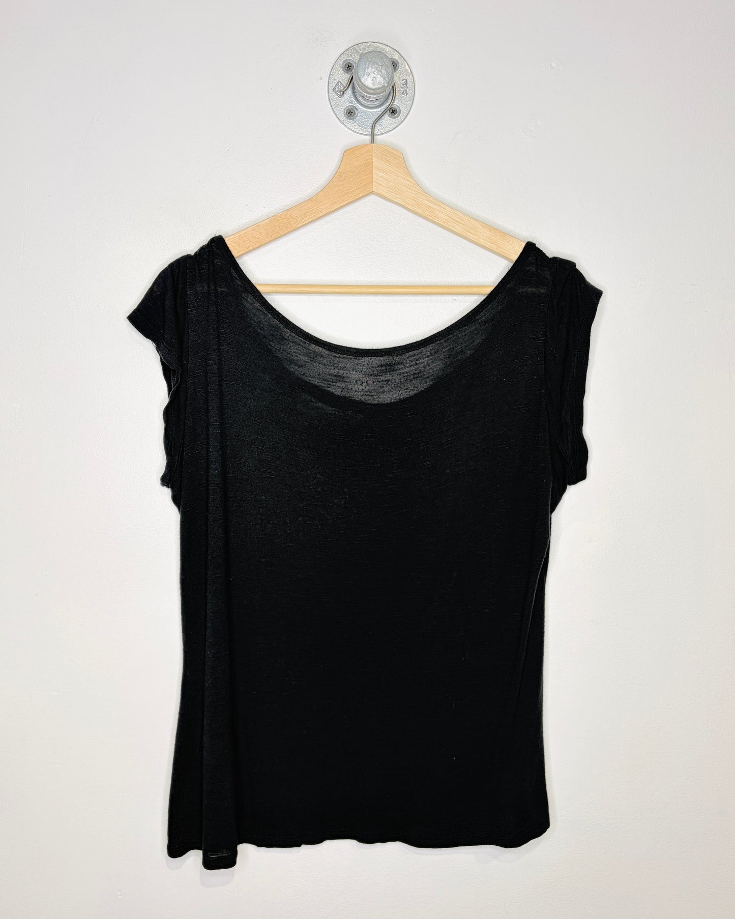 Canada Rhinestone Graphic Print Black Women’s Short Sleeve Shirt
