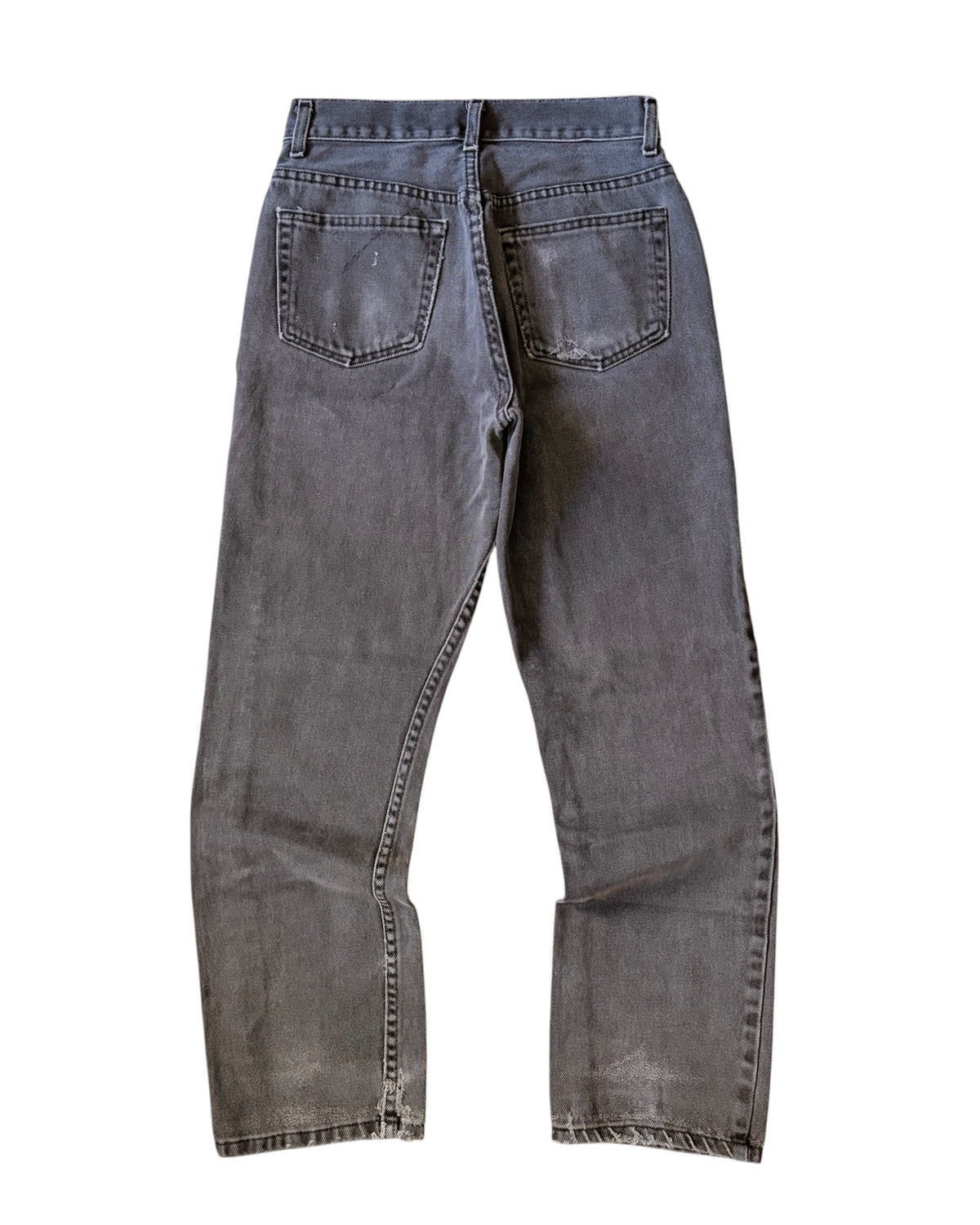 George Heavy Faded Black Washed Denim
