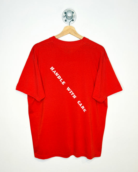 Vintage 1991 Carstairs Hose Layer Red Tee Shirt
