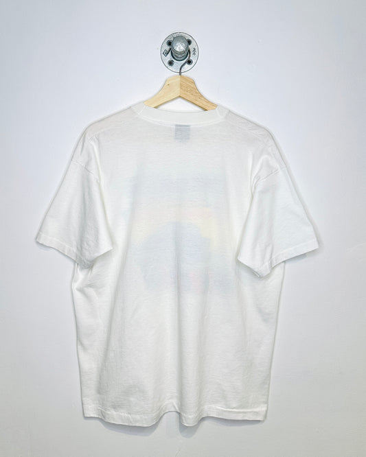 Vintage 1994 Popcorn City Cruise White Tee Shirt