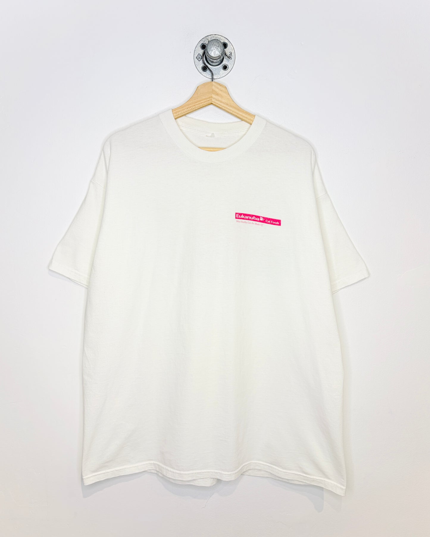 2000s Eukanuba Cat Foods White Tee Shirt