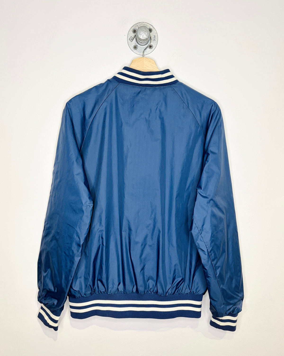 Vintage 80s Kaytex Navy & White Bomber Jacket