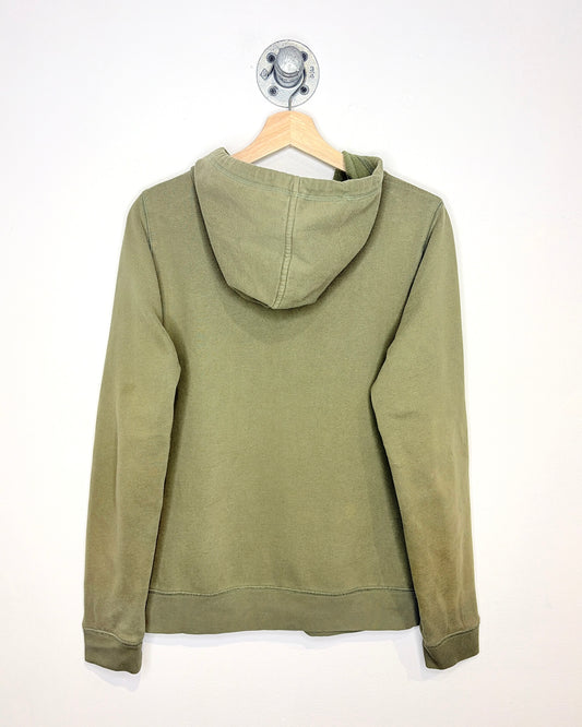 2000s Women's Polo Jeans Earth Tone Zip Up Hoodie